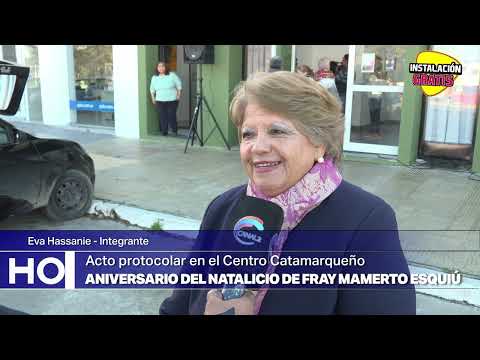Acto por el aniversario del natalicio de Fray Mamerto Esquiú.