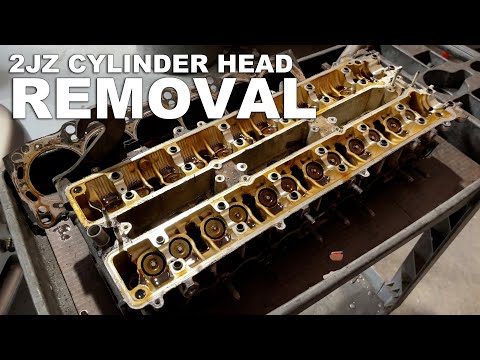 2JZ CYLINDER HEAD REMOVAL : 2003 LEXUS IS300 2JZ-GE