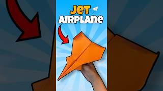 Make Paper Jet Airplane - Super Easy Super Fast! #shorts