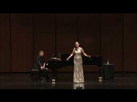 Adela Zaharia sings Ophélie - Hamlet ( Ambroise Thomas ) in Operalia 2017 Semifinals