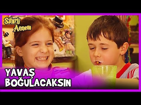 Çilek, Sokak Çocuğu İbo'ya Yemek Yediriyor - Sihirli Annem 45. Bölüm