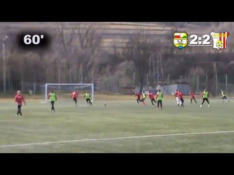 Szymon Koza 2:3 (60') IV sparing Seniorów: Lubań Tylmanowa - Płomień Limanowa