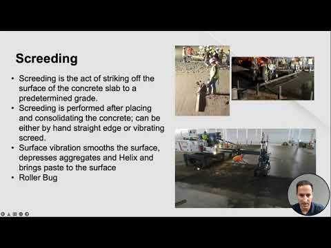 Screeding