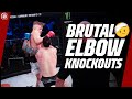 Deep CUTTING Blows!? | Best EVER Elbow Knockouts | Bellator MMA