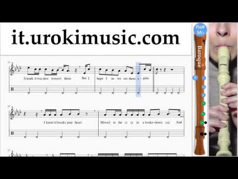 Lezioni di Flauto Dolce B. The Chainsmokers ft. Halsey - Closer Parte#2 um-276