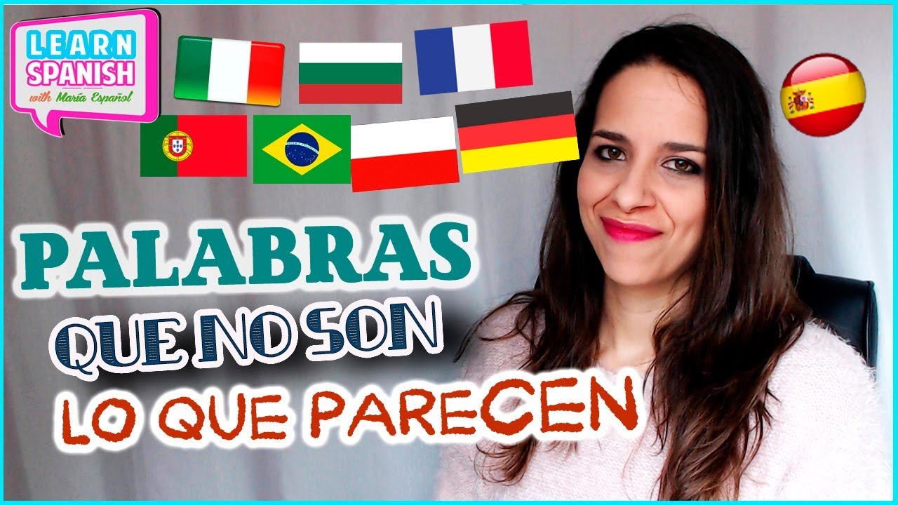FALSOS AMIGOS en español || Vocabulario español || Learn Spanish with Maria Español