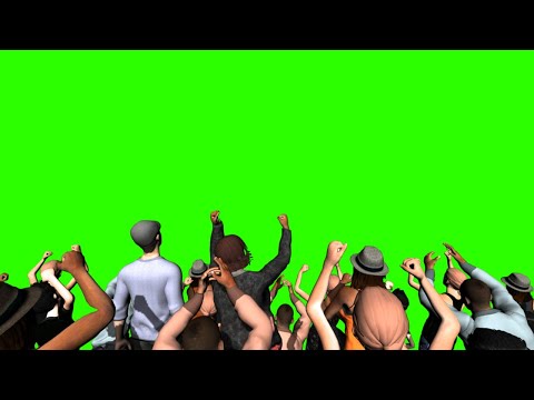 Crowd Cheering #2 / Green Screen - Chroma Key