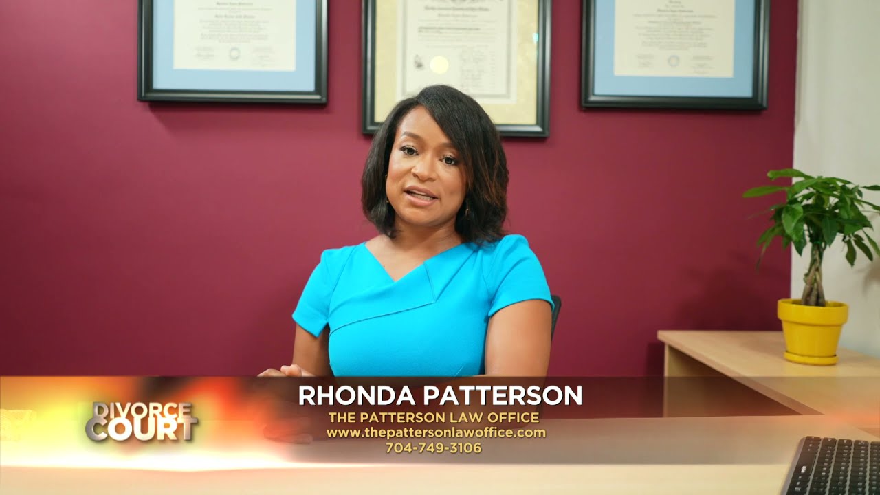 ASK A LAWYER: Rhonda Patterson "Alimony"