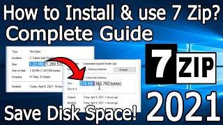 How To Install 7-Zip On Windows 10  [ 2021 Update ] Complete Step by Step Guide