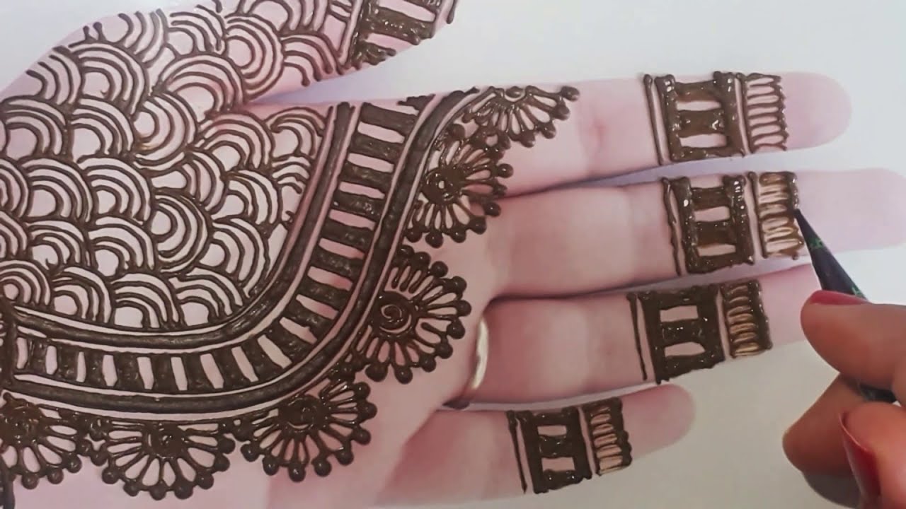 bridal full hand mehndi design by mehndi craft