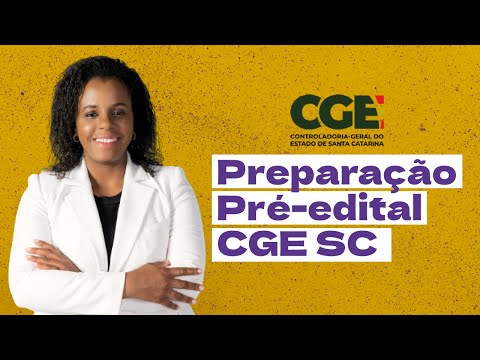 O guia de estudos para o Concurso CGE SC