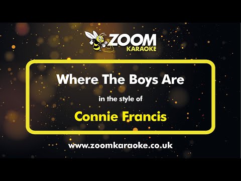 Connie Francis - Where The Boys Are - Karaoke Version from Zoom Karaoke