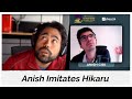 Anish Giri Imitates Hikaru Nakamura