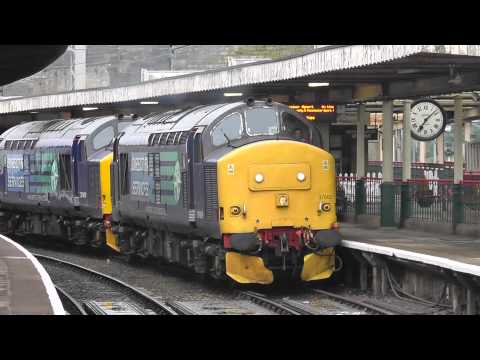 37682/37419 6K73 Sellafield - Crewe flasks at Carnforth 24th July 2012