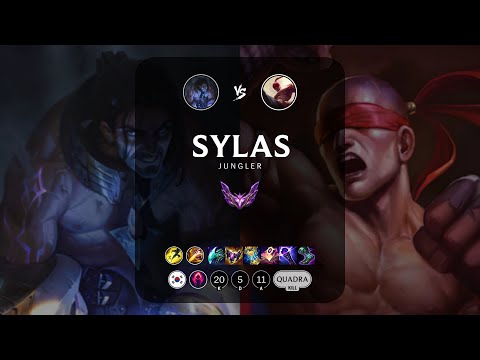 Sylas Jungle vs Lee Sin - KR Master Patch 13.5