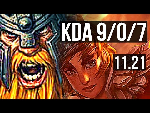 OLAF vs TALIYAH (JNG) | 9/0/7, Legendary | EUW Master | 11.21