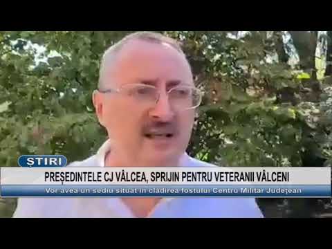 PRESEDINTELE CJ VALCEA, SPRIJIN PENTRU VETERANII VALCENI
