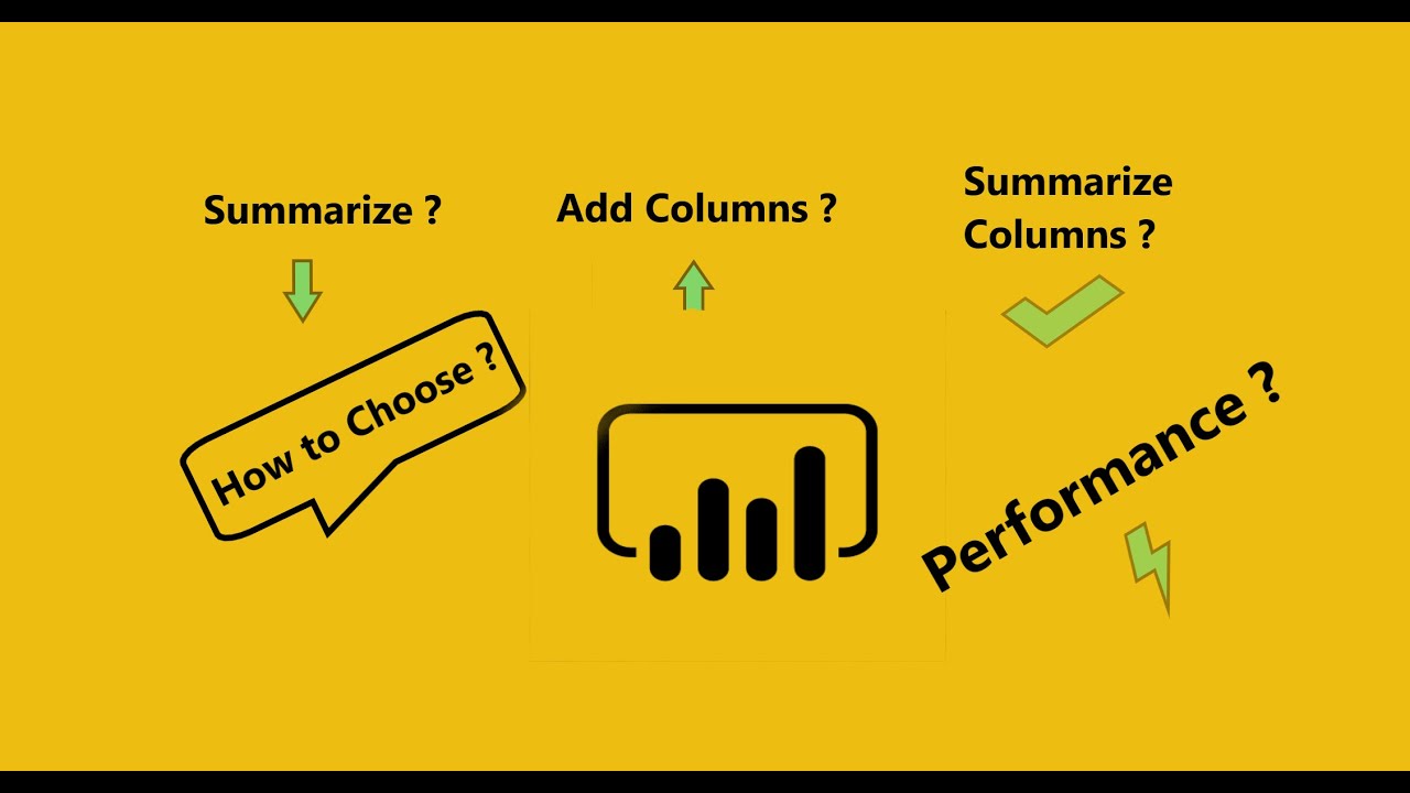 Summarize() vs AddColumns() vs SummarizeColumns() Which of these has the best performance & how ?