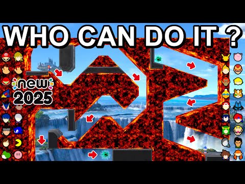 Who Can Pass The FIRST Lava Maze In 2025 ? - Super Smash Bros. Ultimate