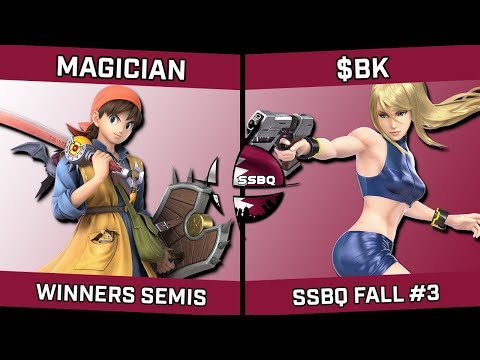 Magician (Hero) vs $BK (Zero Suit Samus) - SSBQ Fall #3