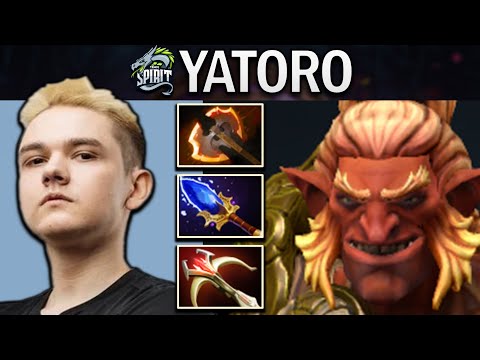 Troll Warlord Dota 2 Gameplay Spirit.Yatoro with Daedalus - Battlefury - Road to TI11