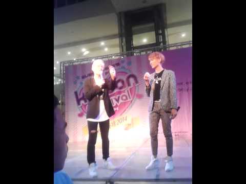 141002 N.O.M K & YOHAN - SEXY+AEGYO? XD