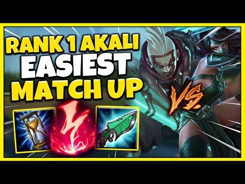 #1 AKALI WORLD ANYTIME YOU FACE AN EKKO IT IS AN ABSOLUTE FREE WIN - League of Legends