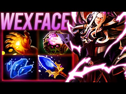 Invoker vs Void Spirit & Shadow Fiend Mid — Wex Facet Gameplay | Dota 2 Invoker