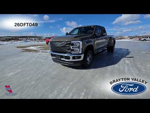 2026 Ford Super Duty F-350 DRW XLT 4WD Crew Cab 8' Box in Gray for sale at Drayton Valley Ford in Drayton Valley, AB