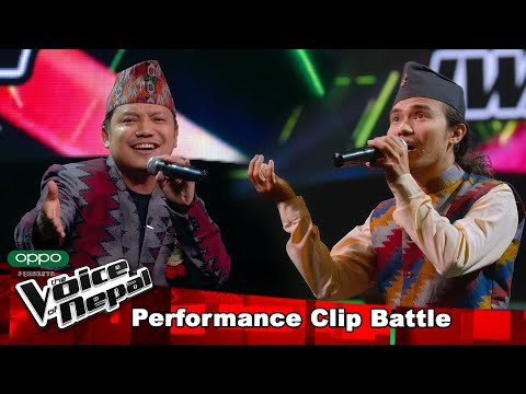 Jwala Vs Ajay "Hurukkai Vaye ma" Battle Round - The Voice of Nepal 2021