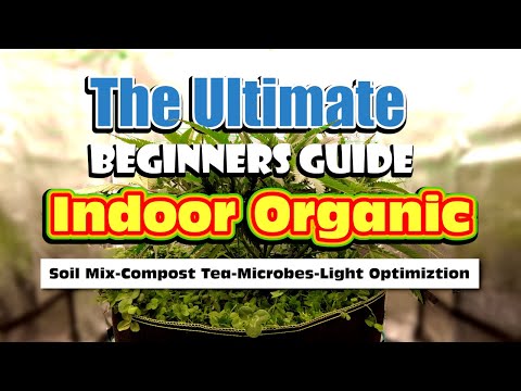 Organic Home grower explains the basics -Soil Mix, Compost Tea, Microbes, Water Filtration...