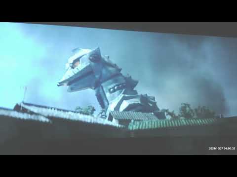 Terror of Mechagodzilla - Mechagodzilla and Titanosaurus destroying Tokyo 3