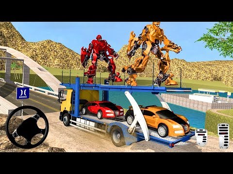 US Robot Transform Car: Robot Transport Games 2018 (by Game Town Studio) Android Gameplay [HD]