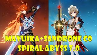 Ez Sandrone And Mavuika C0 7.0 Spiral Abyss - Genshin Impact