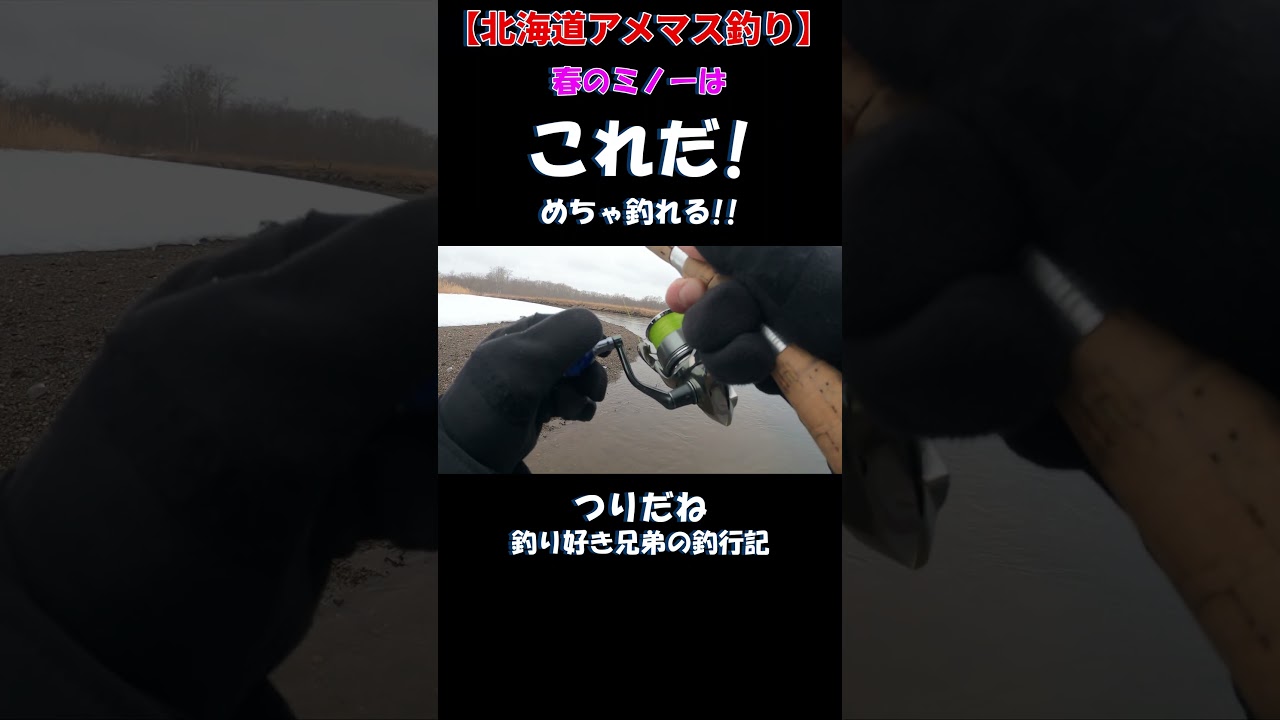早春のルアーに迷ったらこれ！北海道アメマス釣り＃北海道♯釣り＃アメマス