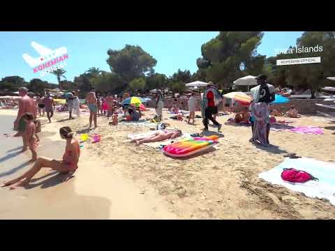 🔥IBIZA Cala Bassa🔥 Spain beach walk 2022 4K HDR   KOHEMIAN chapter5