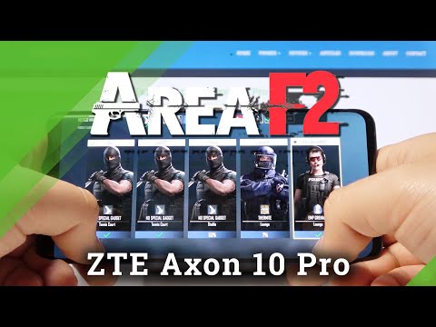 How to Play Area F2 on ZTE Axon 10 Pro - Gaming Test