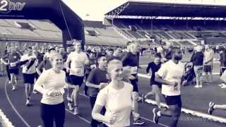 Start 10k Olympisch Stadionloop 2014, in slow motion