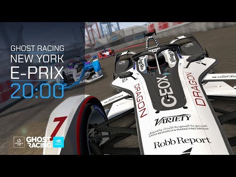 Virtually Live Ghost Racing: Formula E Stream bei der Esport Factory zum Formel E e-Prix in New York
