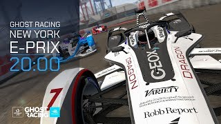 Virtually Live Ghost Racing: Formula E Stream bei der Esport Factory zum Formel E e-Prix in New York