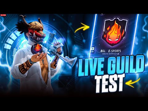 Live Free Fire Guild Test !! Need Legends For Guild !! Join Fast !! Guild Test