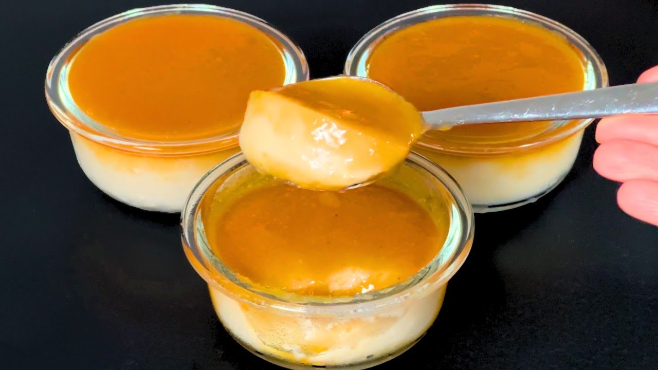 Just milk and banana! The most delicious Italian dessert in 5 minutes! No baking! The trick!