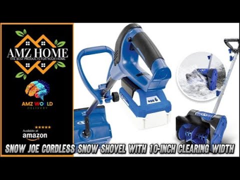 Review Snow Joe Cordless Snow Shovel with 10-Inch Clearing Width, Amazon