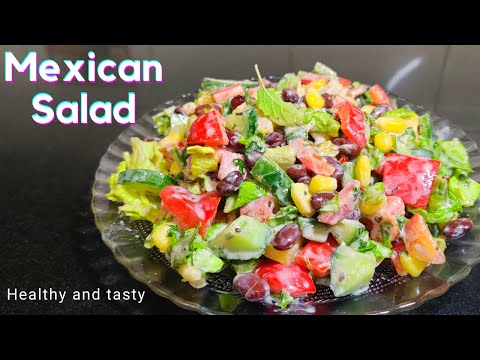 Mexican salad | Healthy Salad Recipe |Mexican Corn & Bean Salad |Hung Curd Salad | Weight Loss Salad