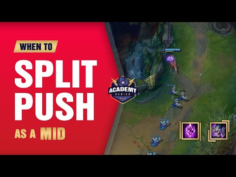 When to Split Push as a Mid (Mobalytics Academy Series) - League of Legends
