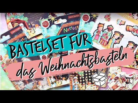 Weihnachtsbasteln mit Bastelset von Craft Consortium deutsch | KaFraLe. | Basteln für Weihnachten