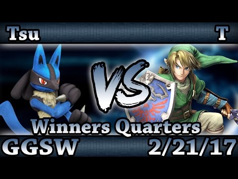 GGSW 21 - Tsu (Lucario) Vs. T (Link) Smash Wii U Winners Quarters - Smash 4