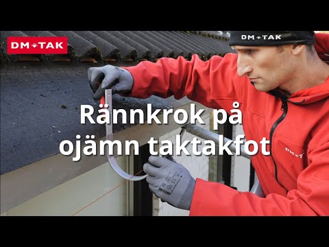Takskolan. Avvattning del 2 - Rännkrok på ojämn takfot