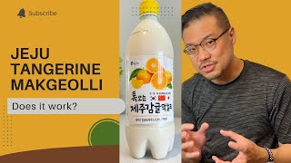 Woorisool Sparkling Jeju Tangerine Makgeolli - Honest Review