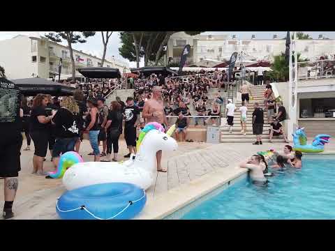 Full Metal Holiday Mallorca 2022, Day 2, ELEINE, hotel, food, pool